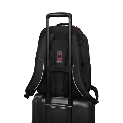 Рюкзак WENGER ALTAIR 15.6", черный, переработанный ПЭТ/Полиэстер, 32х21х44 см, 22 л.