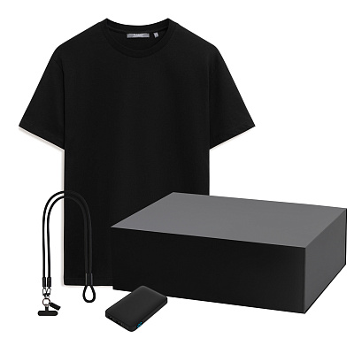 Набор с одеждой Крис (KRIS) (футболка, рюкзак, бутылка),синий, XL (Синий)