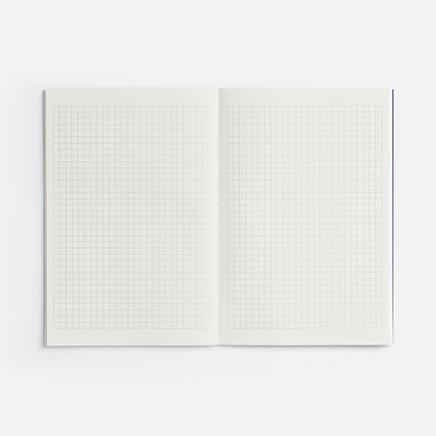 Блокнот Marco в клетку, синий