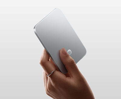 Беспроводной магнитный ПЗУ Xiaomi UltraThin Magnetic Power Bank 5000 15W, серебро