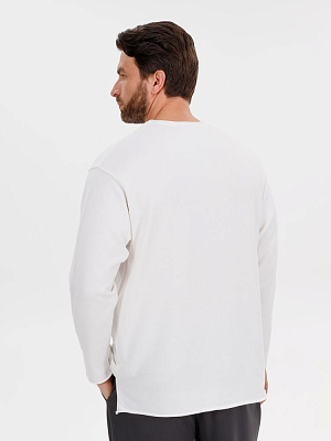 Лонгслив унисекс Siluetti Fuori, молочно-белый