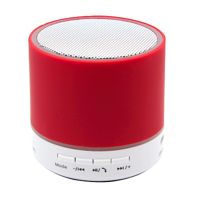 Беспроводная Bluetooth колонка Attilan (BLTS01), красная (Красный)