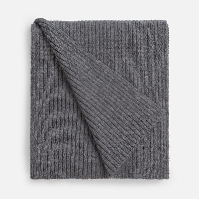 Шарф Laconi, темно-серый меланж (Серый меланж)