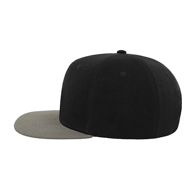 Бейсболка SNAP BACK, 6 клиньев, пластиковая застежка