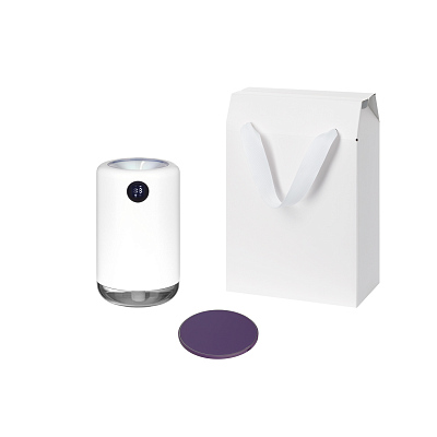 Подарочный набор Bliss, Auris, фиолетовый (увлажнитель воздуха, зарядное устройство) (Белый, фиолетовый)