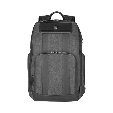 Рюкзак VICTORINOX Architecture Urban2 Deluxe Backpack 15” , полиэстер/кожа, 31x23x46 см, 23 л (Серый)