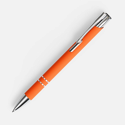 Ручка шариковая Keskus Soft Touch, оранжевая (Оранжевый)