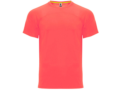 Спортивная футболка Monaco унисекс (Неоновый коралловый)