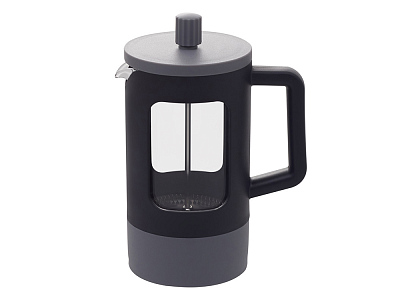 Френч-пресс Double Tone (Черный, серый)