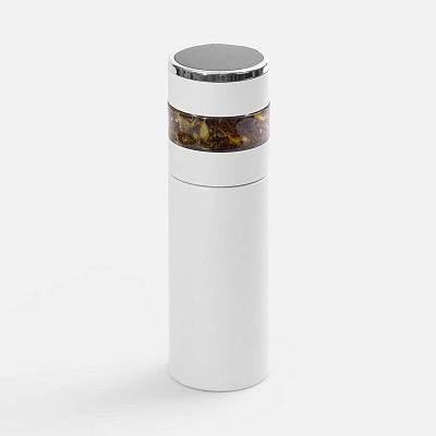 Смарт-бутылка с инфьюзером Thermory, белая (Белый)