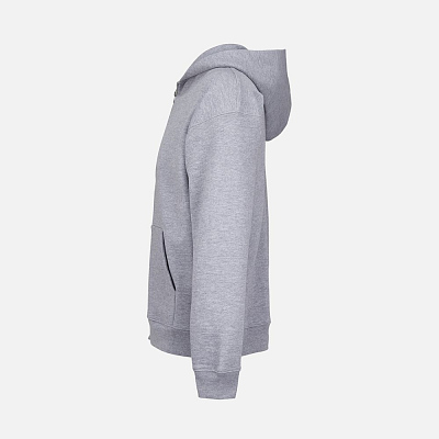 Толстовка унисекс на молнии Jelo, серый меланж