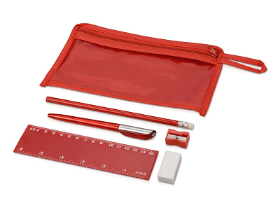 Набор канцелярский Хелла (Красный)