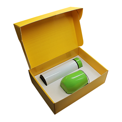 Набор Hot Box Duo C W (белый с салатовым) (Белый с салатовым)