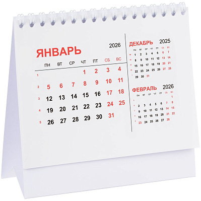 Календарь настольный Datio  (Белый)