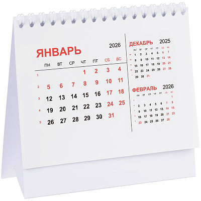 Календарь настольный Datio  (Белый)