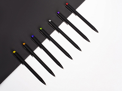 Ручка металлическая шариковая Taper Metal soft-touch