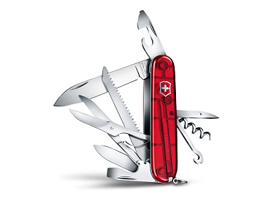 Нож перочинный Huntsman, 91 мм, 15 функций