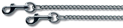 Цепочка VICTORINOX, 38 см, диаметр 1,8 мм, с 2 большими карабинами, никелированная (Серебристый)
