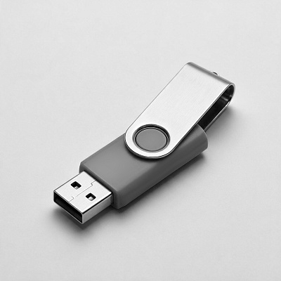 Флеш-карта USB 2.0 16 ГБ Флэш С1 (Тёмно-серый)