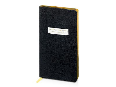 Еженедельник недатированный А6 Black (Чёрный)