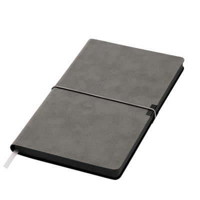 Ежедневник In Velour недатированный, серый (Серый, бежевый)