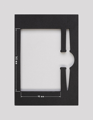 Набор "Гарант", черный с серебристым