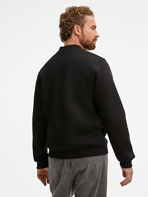 Бомбер унисекс AtmosWear, черный